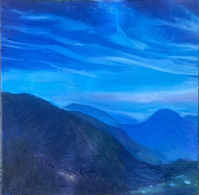 Tableau Original Huile Sur Toile De Laurence Ginailhac – Plage Du Pyla Sous Les Pins – 40x55 Cm