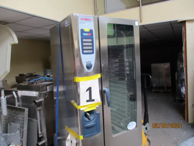 KOMBIDÄMPFER  RATIONAL SCC 20/1   201  BJ 2008 gebraucht mit Hortenwagen