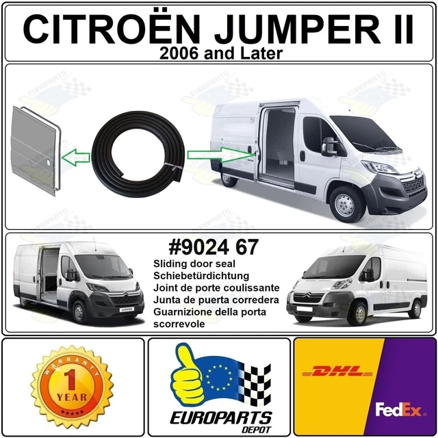 Joint De Porte Latérale Coulissante Pour Jumper, Ducato, Boxer (1994-2006) - 5 Mètres - Neuf, Références OE Incluses