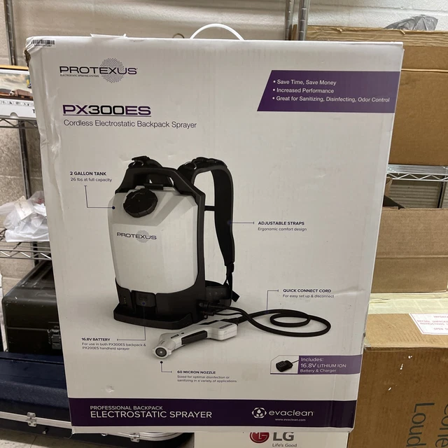 Protexus PX300ES Cordless Electrostatic Backpack Sprayer