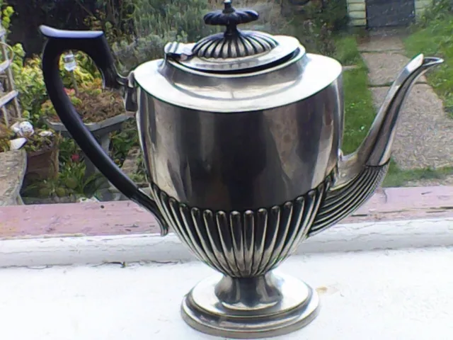 Silver Plate Georgian Coffee Pot