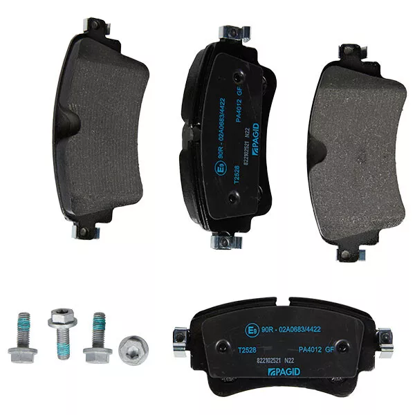 Rear Brake Pad Set 2x Pads Prepared For Wear Indicator Replacement - Pagid T2528