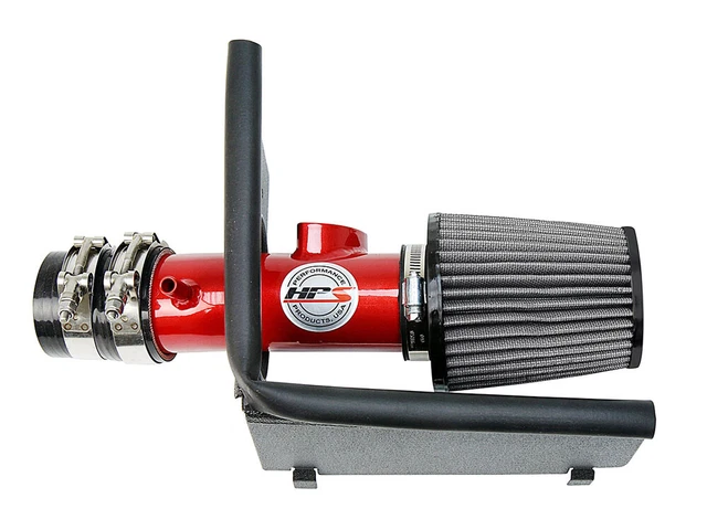 HPS Shortram Air Intake Kit + Heat Shield for Toyota 19-20 Yaris Sedan 1.5L RED