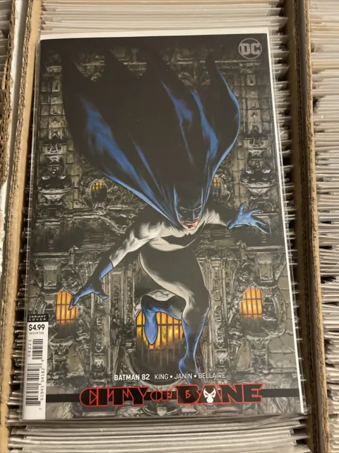 BATMAN #82 CITY OF BANE tom king TRAVIS CHAREST variant cover 2019 dc comics