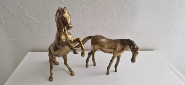 Médaillon de harnais équestre motif tête de cheval en laiton, cheval anglais vintage - France