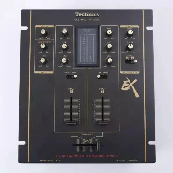 Technics SH-EX1200 Audio Mixer DJ Mixer Black 100V from Japan Used