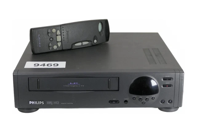 Télécommande RT 183/204 Pour Magnétoscope Philips VR485, VR285, SB615, SB215 - Occasion, Fonctionnelle