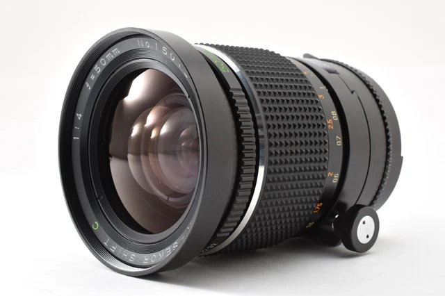 MAMIYA-SEKOR 50MM F4 Shift Lens C Instructions Manual - UK Dealer