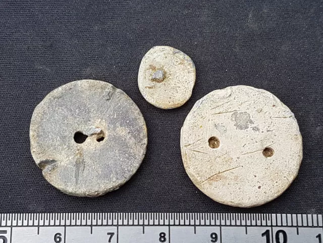 Alte Bleirockgewichte Lot alle gefunden in England L20i 2