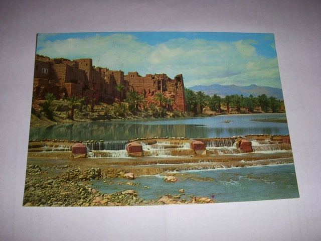 CP CARTE POSTALE MAROC Une CASBAH dans l'OASIS - ECRITE en 1994