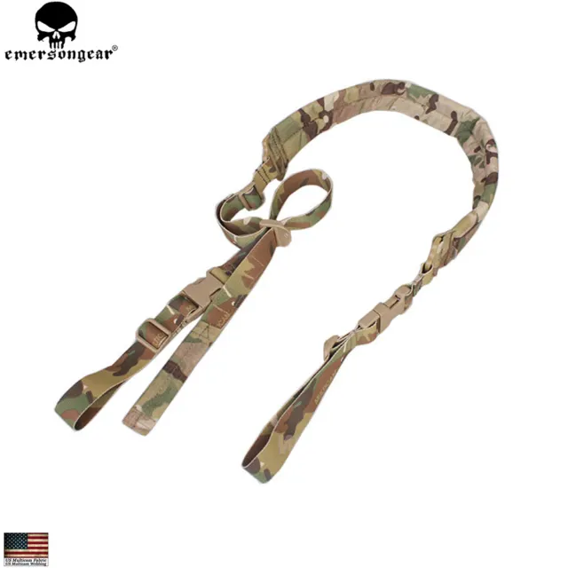 EMERSON 2 Point Sling Quick Adjust Padded Airsoft Military Paintball Gun Sling