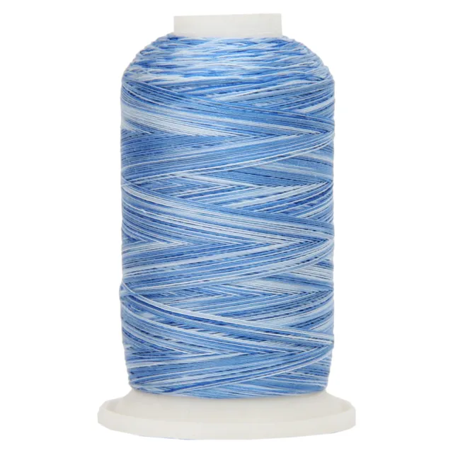 Variegated Multicolor 100% Cotton Thread 600M By The Spool - Sewing Quilting