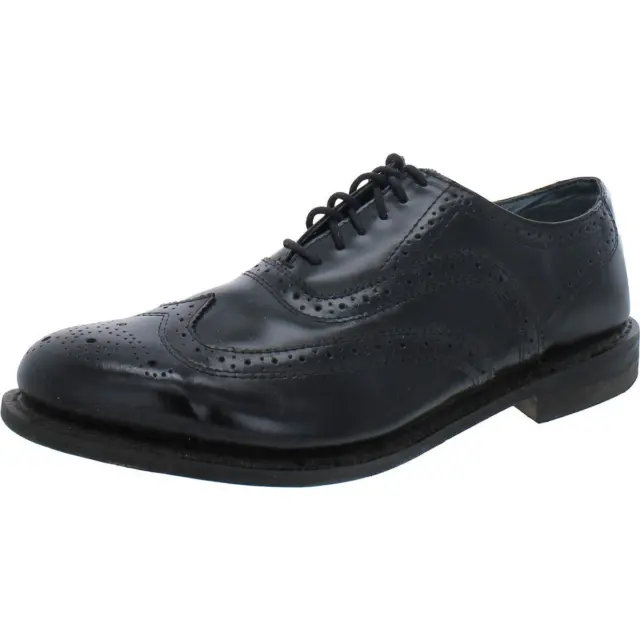 Executive Imperials Mens Wingtip  Black Oxfords 12 Extra Wide (EEE) BHFO 9293