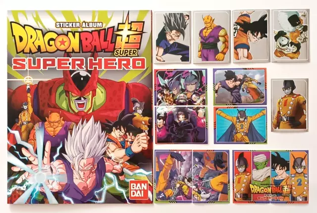 ALBUM DRAGON BALL SUPER: SUPER HERO - Movie Sticker Full Set 164/164, PERU 2022