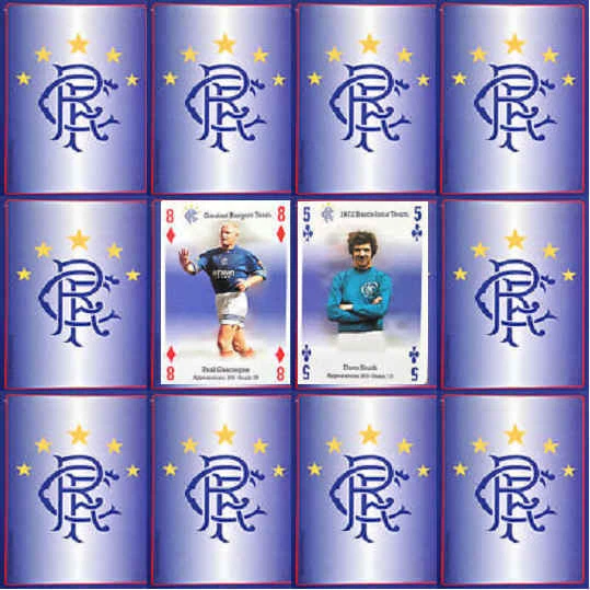 GLASGOW RANGERS FOOTBALL Club SINGLE Playing Cards 200405 Various