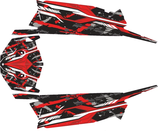 2019+ Polaris 4 RZR 1000 xp Design D50 Decal Graphic Kit Wraps UTV Turbo