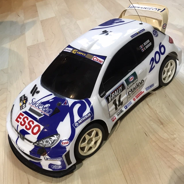 TAMIYA RADIO CONTROLLED Car Peogeot 206 Working 1/10 Scale Christmas
