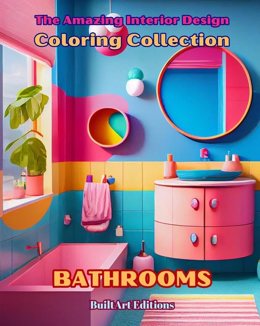 BUILT ART EDITIONS The Amazing Interior Design Coloring Collection ...