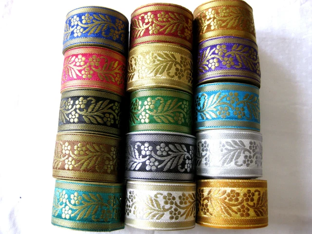 1A-Kurzwaren 16806-swrtgo Ruban De Brocart 10 M X 16 Mm