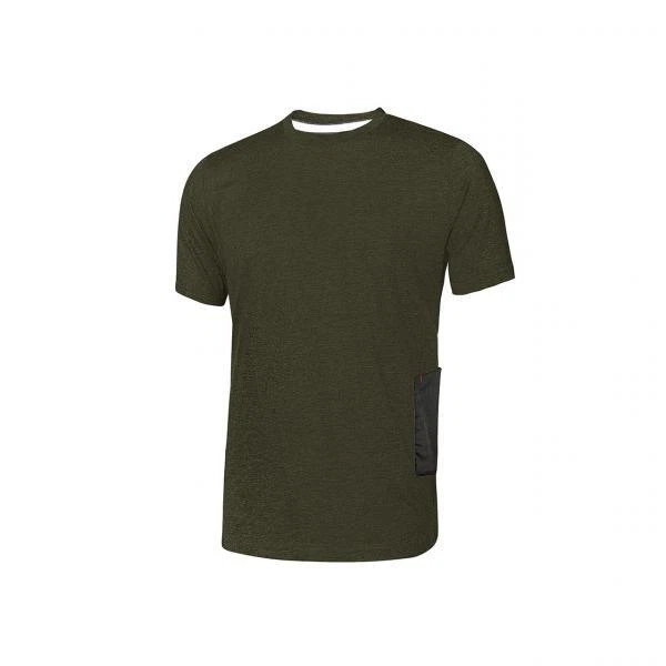 T-Shirt da lavoro manica corta U-power U-Power Road colore verde varie taglie