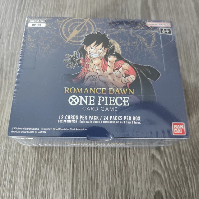 ONE PIECE CARD game OP01 OP01 display Booster box EN reprint EUR 590