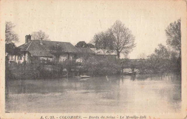 Cpa 92 Doves Bords De Seine Le Moulin Joli 1 51182
