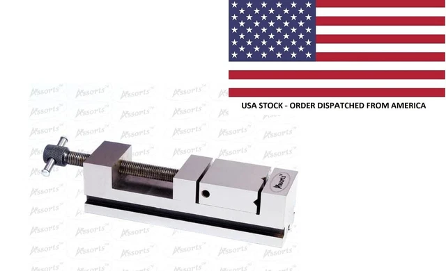 Tool Maker's Multi Purpose V Block Small Grinding 33 mm Jaw Vice- Ship From USA