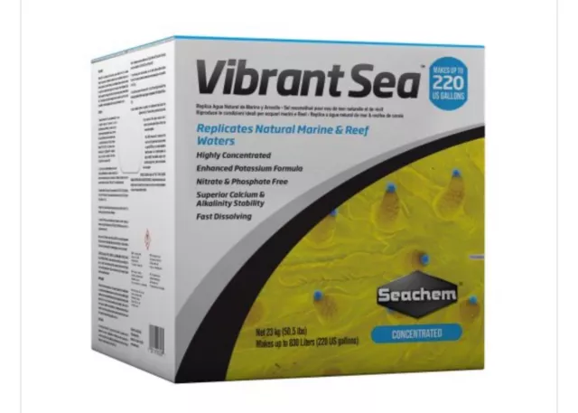 Seachem VIBRANT SEA Salt Marine Reef Coral Pro 14KG