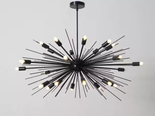 Gorgeous Large Mid Century Sputnik Chandelier SPURCHIN , Handmade Urchin Light