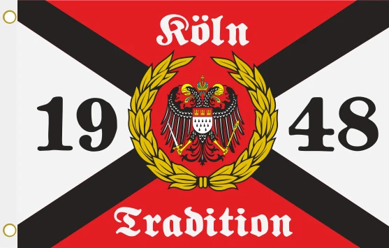 U24 Flagge Düsseldorf Tradition 1895 – Hissflagge 90 X 150 Cm, Aus Wetterfestem Polyester