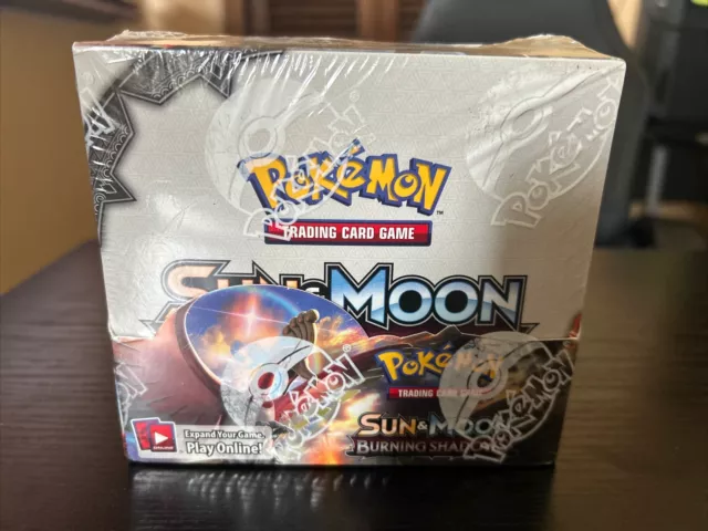Pokémon JCC Sombras Ardientes de Sol y Luna Caja Booster SELLADA