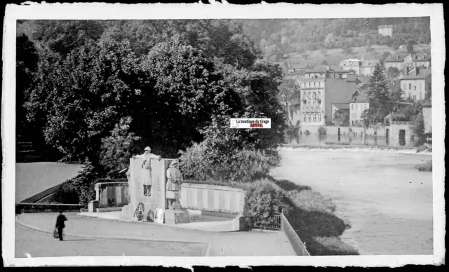 Epinal, Vosges, Platte Gläser Foto Antike, Negativ Schwarz & Weiß