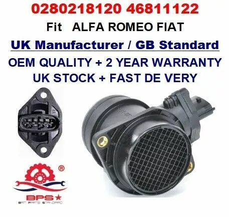 Mass Air Flow meter Sensor 0280218120 for ALFA ROMEO 147,GT / FIAT STILO 1.9 JTD