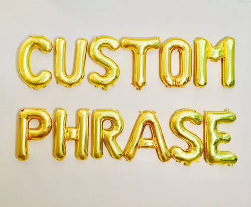 Globos de Lámina de 16" Letras Palabras Frases Cumpleaños Boda Amor Niño Fiesta Decoración Nuevo