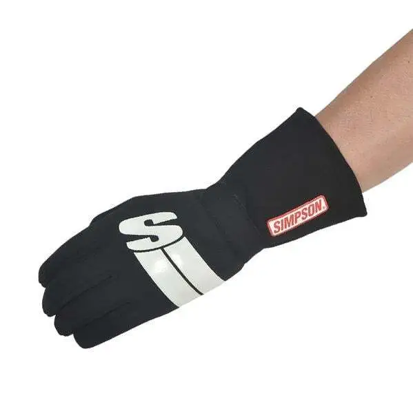 Simpson Racing ImmK Impulse Racing Gloves Adult Medium Black Pair