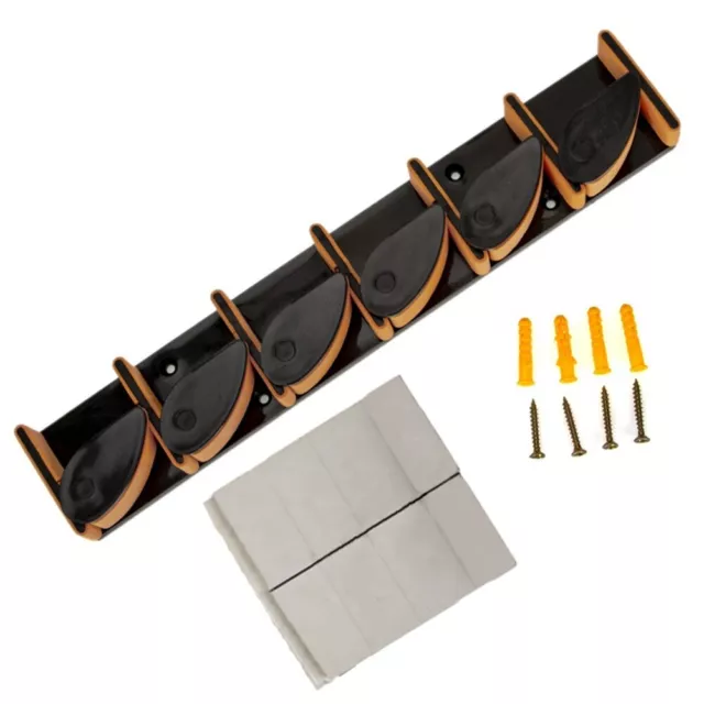 Vertical Wall Mounted Fishing Rod Storage Organize 6 Rods Effortlessly