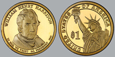  2009 P Uncirculated William Henry Harrison Presidential Dollar