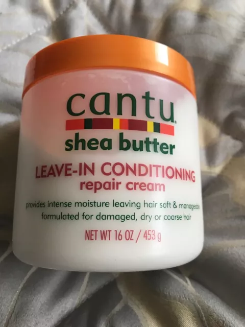 Cantu Shea butter Leave in conditioning Repair Cream 16 Oz /453 g