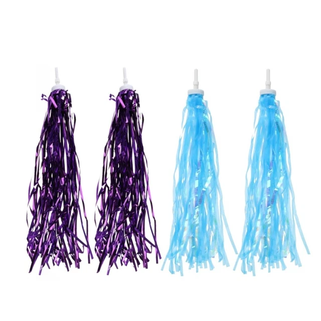 2 Pairs Bike Accessories Kids Bike Handlebar Streamers Princess 9