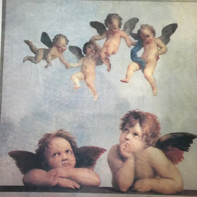 Carta di Riso Tovagliolo Decoupage Angeli Raffaello