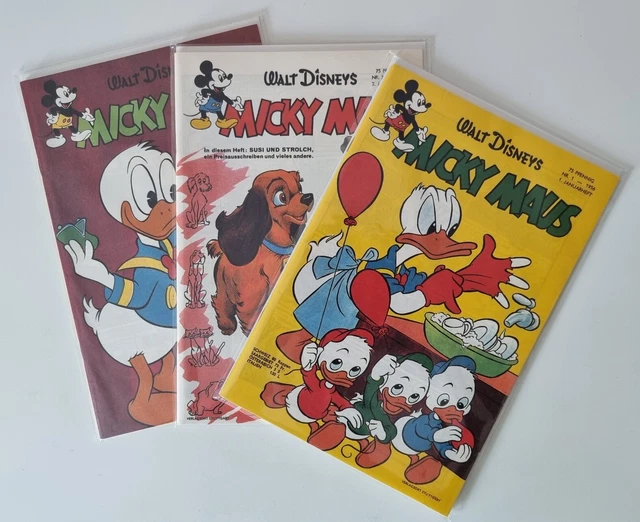 Micky Maus Jahrgang 1956 (NACHDRUCK) Heft 1 bis 13 ~ zur Auswahl