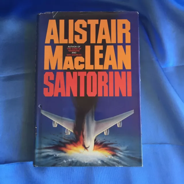 Santorini by Alistair MacLean Hardcover Book 1987 1st Edition USA - Dust Jacket