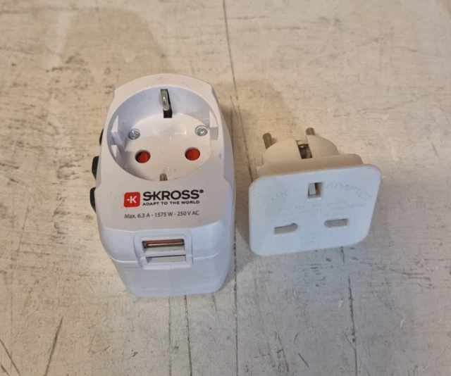 Skross | Bags | Skross Pro World Travel Adapter Usb