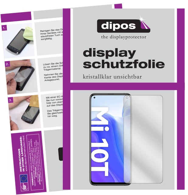 2x Schutzfolie für Xiaomi Mi 10T Pro klar Displayschutzfolie Display Schutz