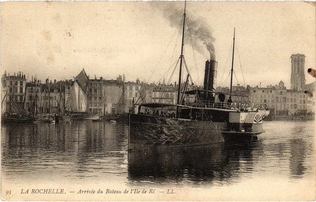 La Rochelle - 17 - LA PALLICE - VUE GÉNÉRALE SUR L'EMBARCADÈRE POUR L