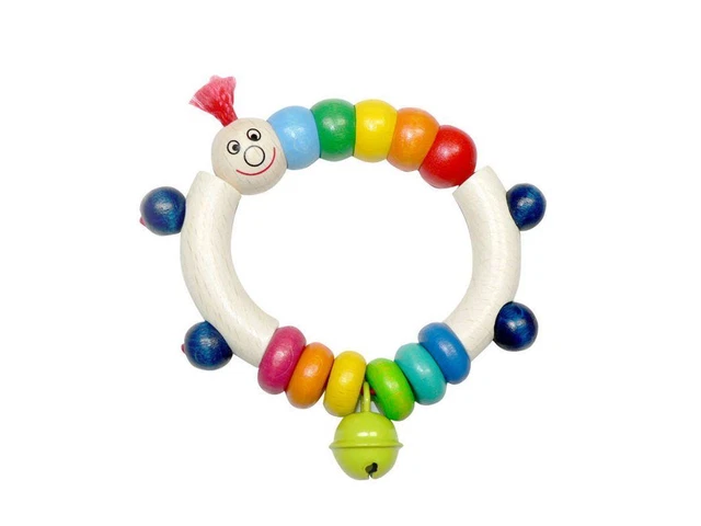 Jouet pour Bébé Hochet Wurm Theo Bxlxh 95x20x95mm Neuf Hochet Activité Motrice