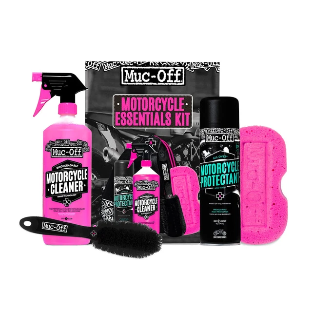 Muc-Off Kit Completo Per La Cura Della Moto Care Essentials Kit
