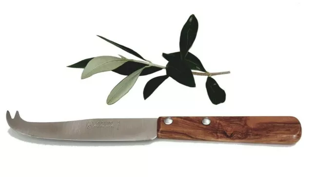 Couteau à fromage manche en bois d'olivier 7004