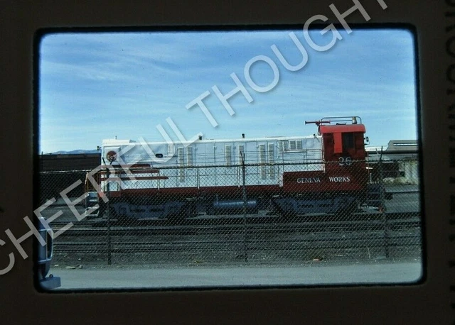 Original '77 Kodachrome Slide USSX USS US Steel 26 SW1200 Geneva Works    21D52