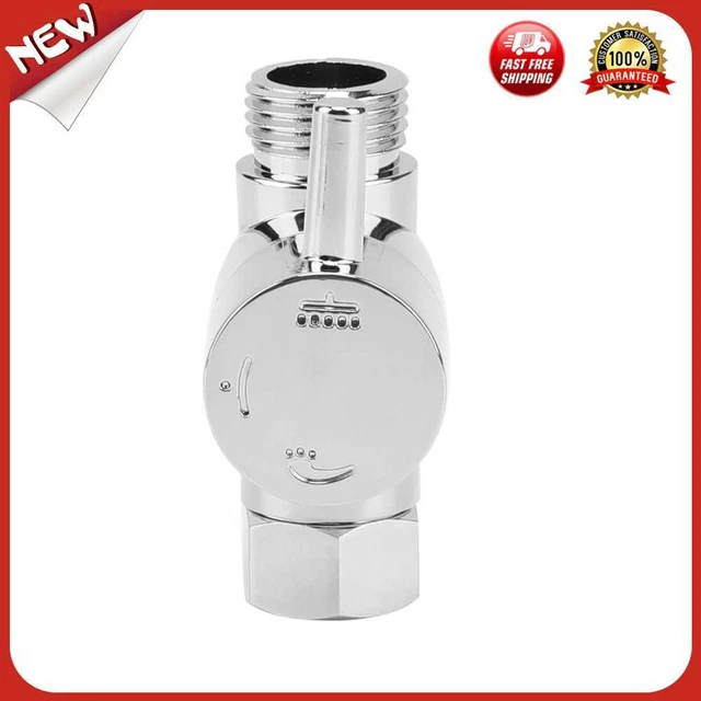 Válvula desviadora de cabezal de ducha de 3 vías G1/2 conector adaptador interruptor de tres funciones